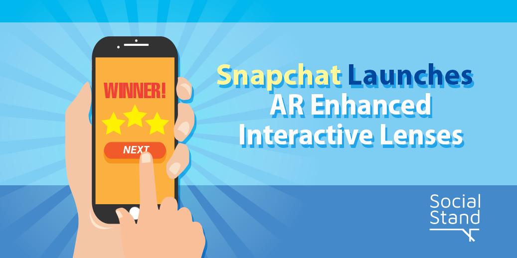 Snapchat Launches Snappables- Interactive Lenses which are AR Enhanced