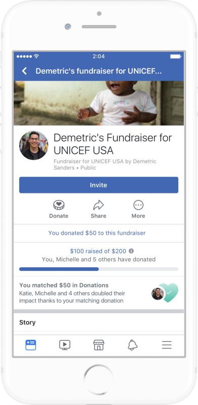 Facebook's Fundraiser Feature Gets Some Added Functionality