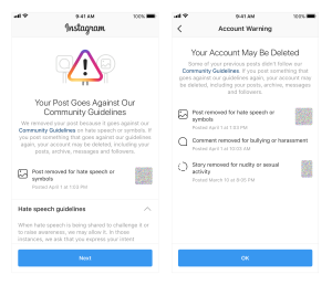 Instagram 在禁用帳戶方面進行了更改 Instagram 在禁用帳戶方面進行了更改