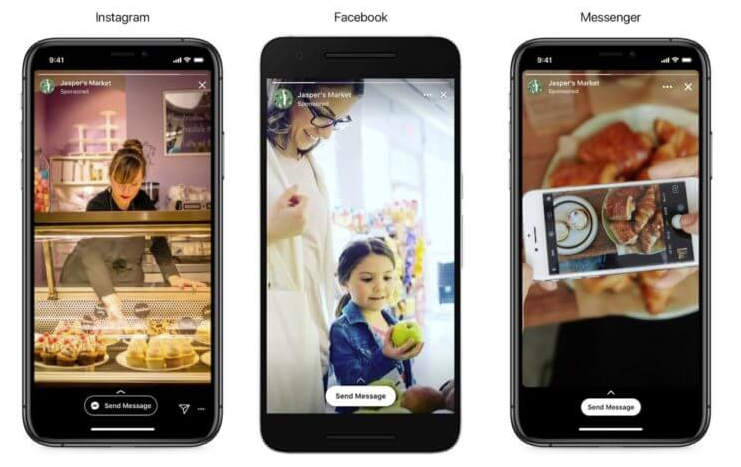 Facebook Adds 'Send Message' action to Stories Ads