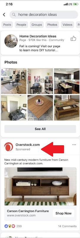 Facebook Expands Search Ads Availability and Placements